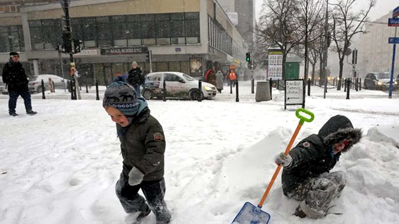 Iarna pune stăpânire pe Europa