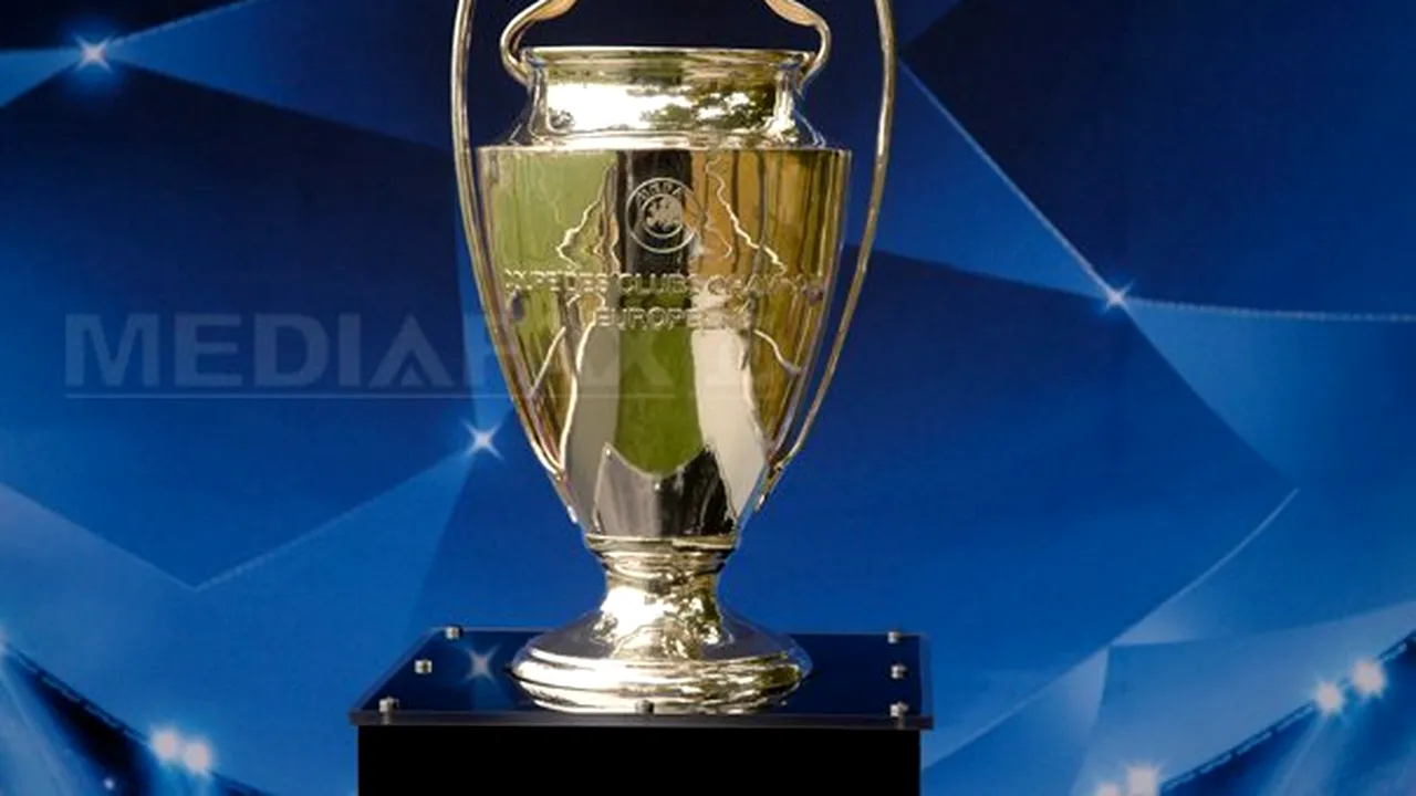 Trofeul Ligii Campionilor a fost expus în Piaţa Enescu