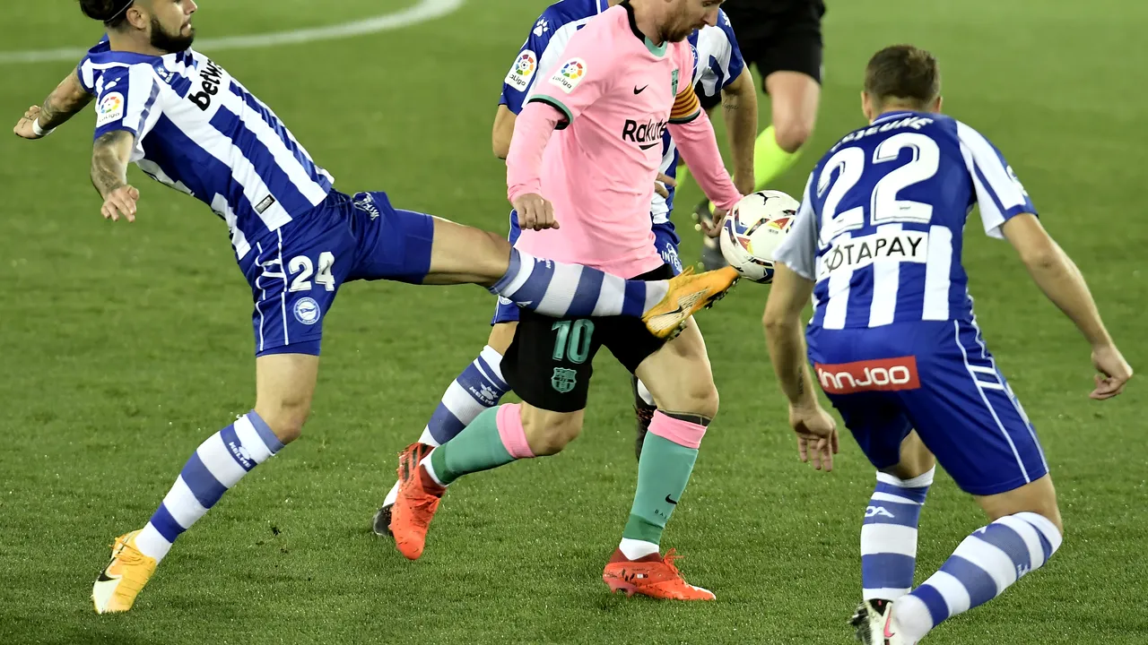 FC Barcelona se împiedică, Realul defilează. Catalanii au făcut un scor de speriat pe terenul lui Alaves