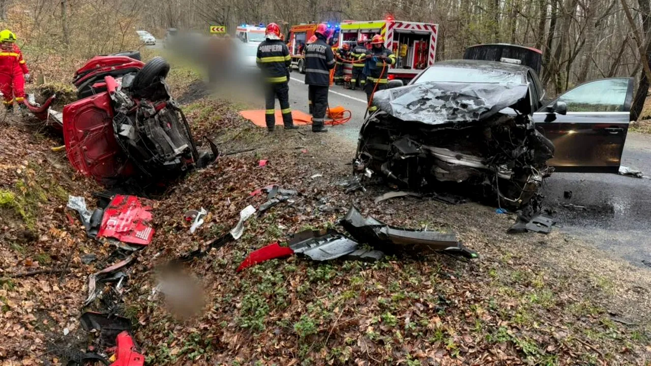 Trei persoane în stare critică în urma unui accident în Cluj