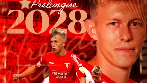 UTA Arad prelungește contractul cu mijlocașul Denis Hrezdac până în 2028