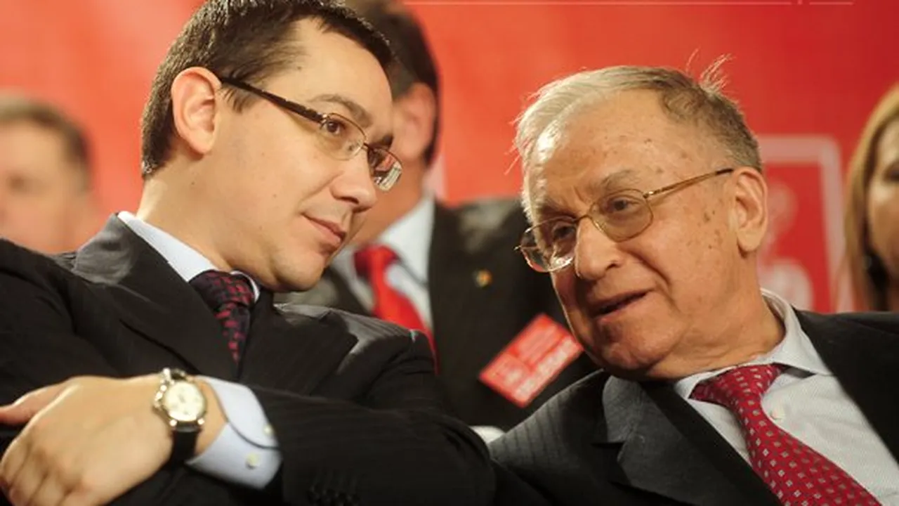 Ponta: La alegeri i-am votat pe Raţiu şi Constantinescu. I-am spus asta lui Iliescu şi m-a iertat