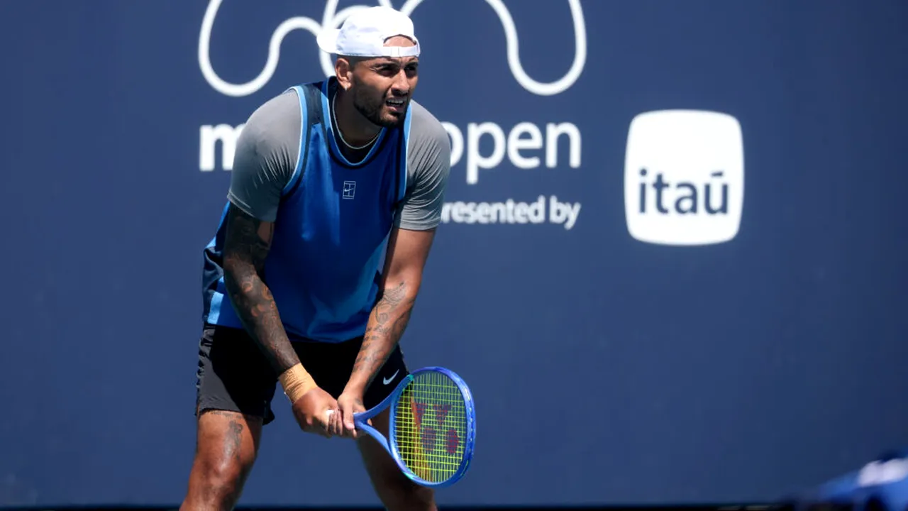 Tenismenul australian Nick Kyrgios anunță că nu va participa la US Open