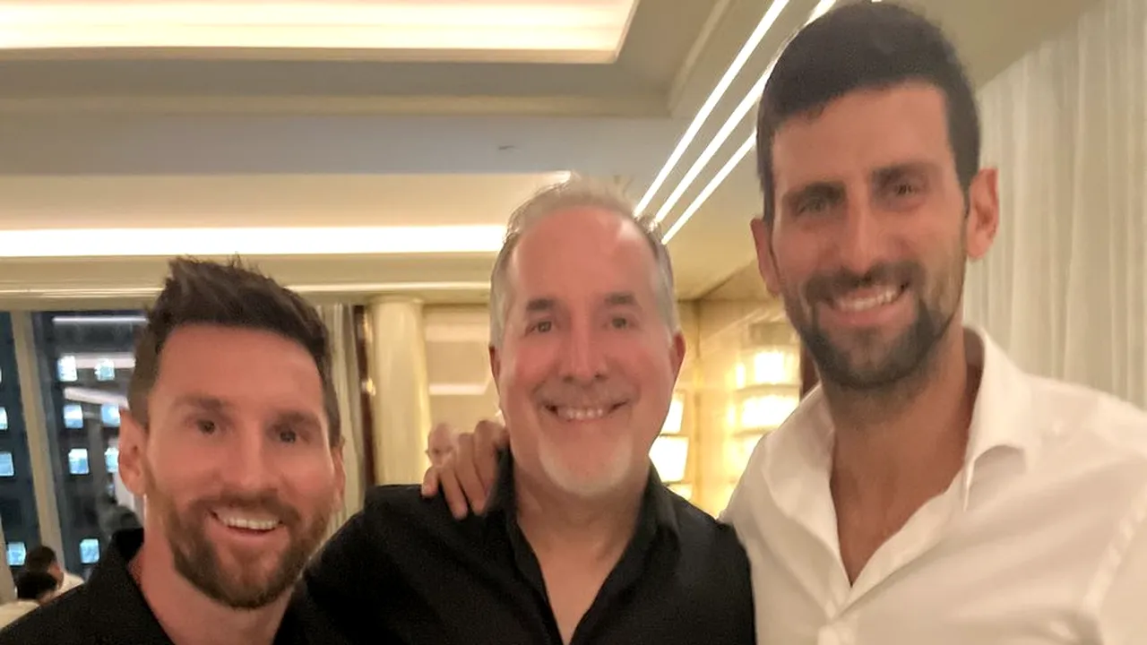 Lionel Messi şi Novak Djokovic au petrecut alături de coproprietarul Inter Miami, Jorge Mas