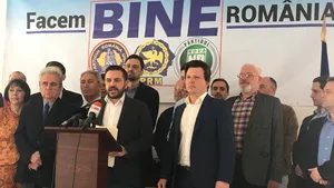 FOTO Partidele naţionaliste PRU, PRM şi PND vor constitui o alianţă politică, intitulată prescurtat BINE
