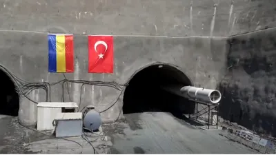 VIDEO Moment important pe autostrada Sibiu-Pitești. A fost străpuns tunelul de la Robești
