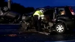 Trei morţi şi patru răniţi în urma unui accident rutier produs în judeţul Sibiu - VIDEO