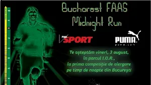 Primul concurs de alergare pe timp de noapte în Bucureşti, organizat de ProSport