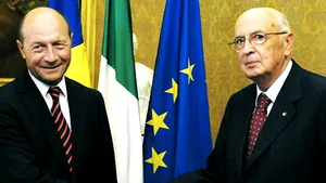 Băsescu şi Napolitano au discutat despre situaţia din Georgia şi cea a românilor din Italia