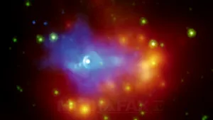 O stea cu neutroni cu o masă record, descoperită de astronomi