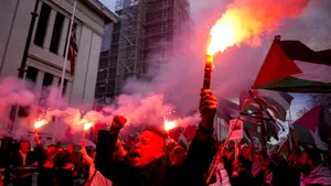 Demonstrații pro-palestiniene la meciul Norvegia - Israel