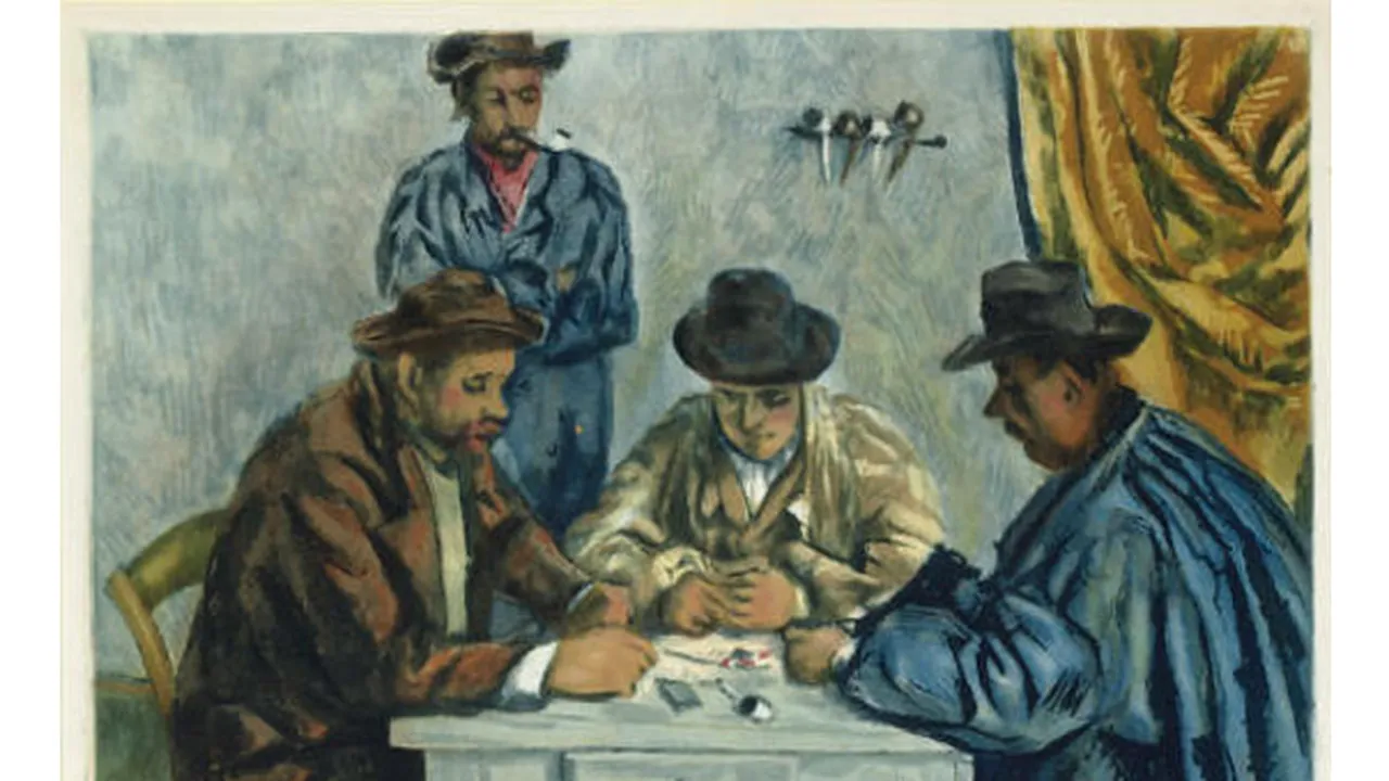 O acuarelă de Paul Cézanne, vândută la licitaţie pentru 19,12 milioane de dolari, la New York