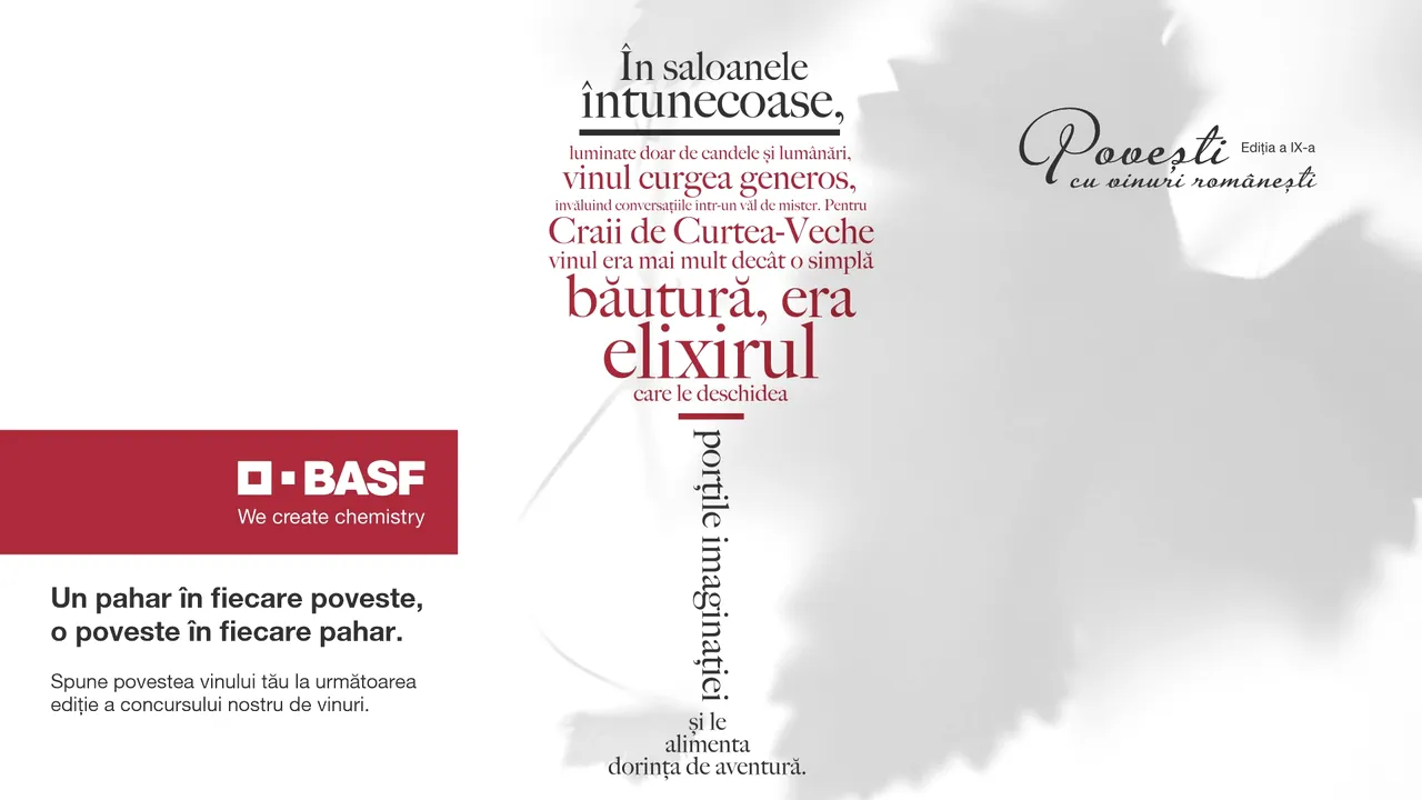 BASF România prezintă câştigătorii competiţiei „Poveşti cu vinuri româneşti” - Ediţia a IX-a
