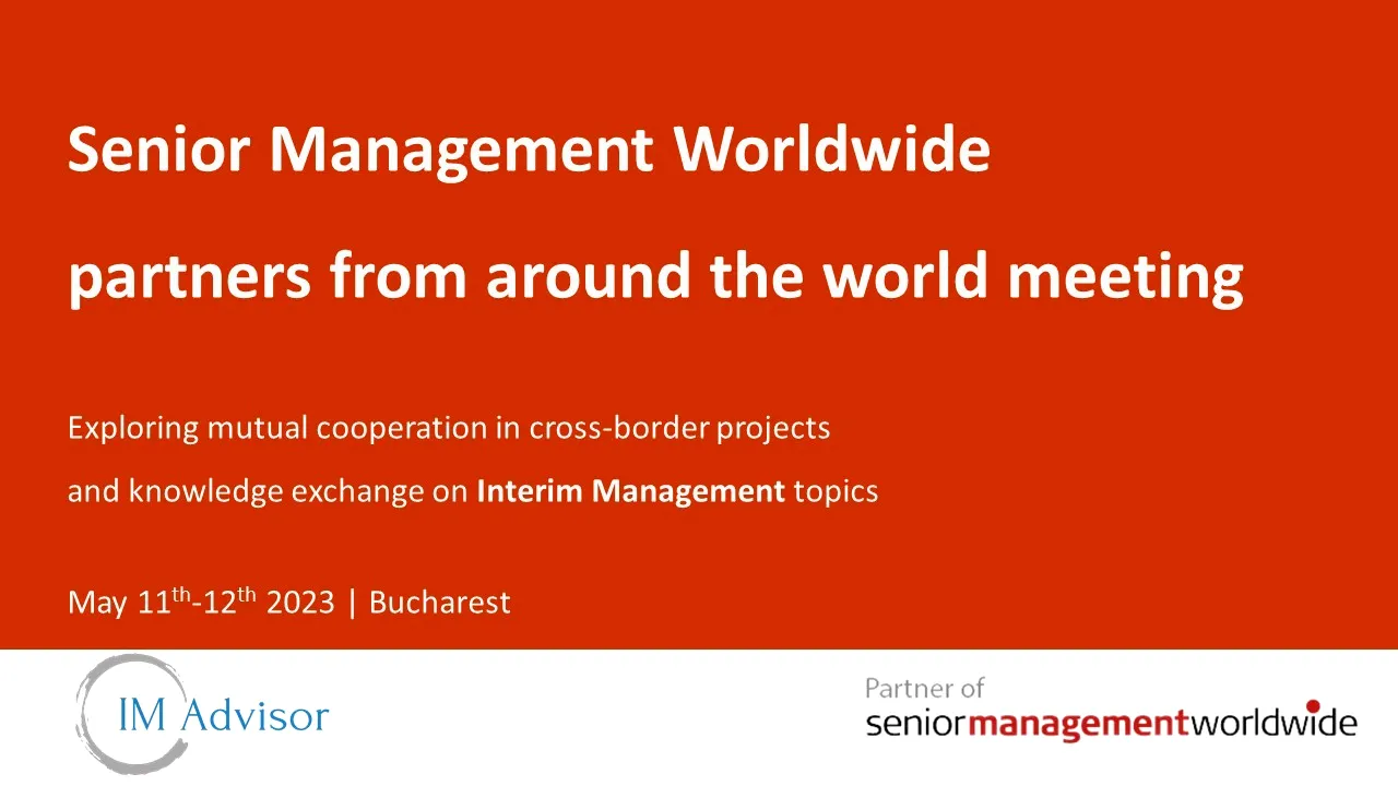 Interim Management SMW partners meet in Bucharest 
