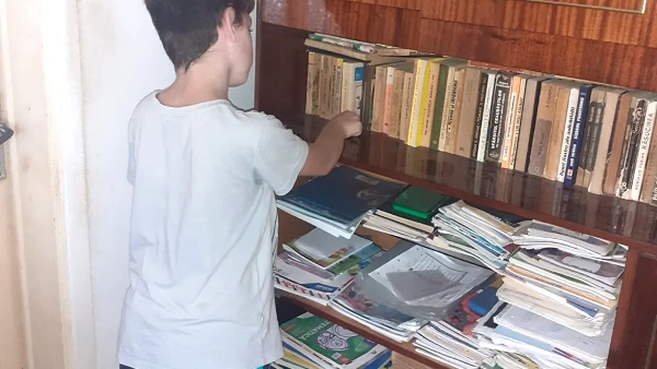 Grigore şi Costin, copiii care se luptă să meargă la şcoală 