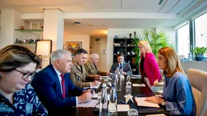Întrevederea ministrului Angel Tîlvăr cu președinta Parlamentului European, Roberta Metsola
