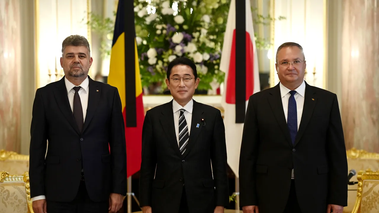 Ciucă, întâlnire cu delegaţia Guvernului Japoniei, condusă de prim-ministrul nipon, Fumio Kishida