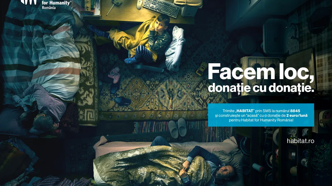 Advertorial. Habitat for Humanity România lansează un nou  apel de conştientizare asupra problemelor de locuire ce afectează familiile din România

