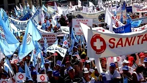 Romanian Unionists Participate In Rallies In Brussels Over Austerity Measures