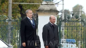 Preşedintele Estoniei, primit la Palatul Cotroceni de preşedintele Băsescu