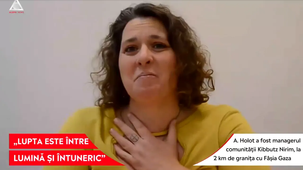 EXCLUSIV. Almog Holot, supravieţuitoare a masacrului din 7 octombrie: „Eu am crezut în pace, credeam că trebuie să ajungem la un acord cu palestinienii. Acum mi-e frică”