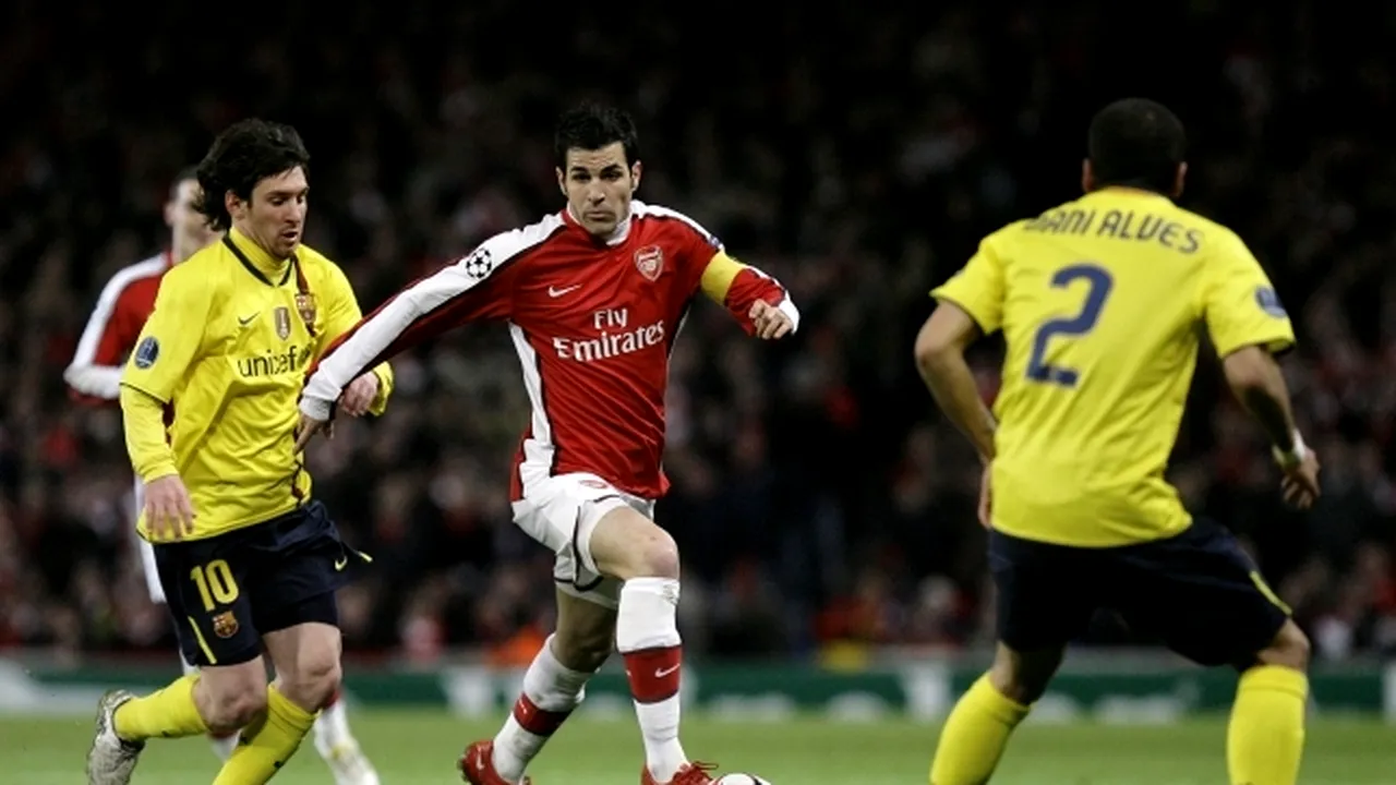 Arsenal - FC Barcelona, scor 2-2, în prima manşă a sferturilor Ligii Campionilor