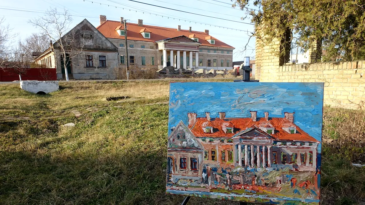 Conacul Mocioni din Timiş, reflectat pe simezele din Islanda