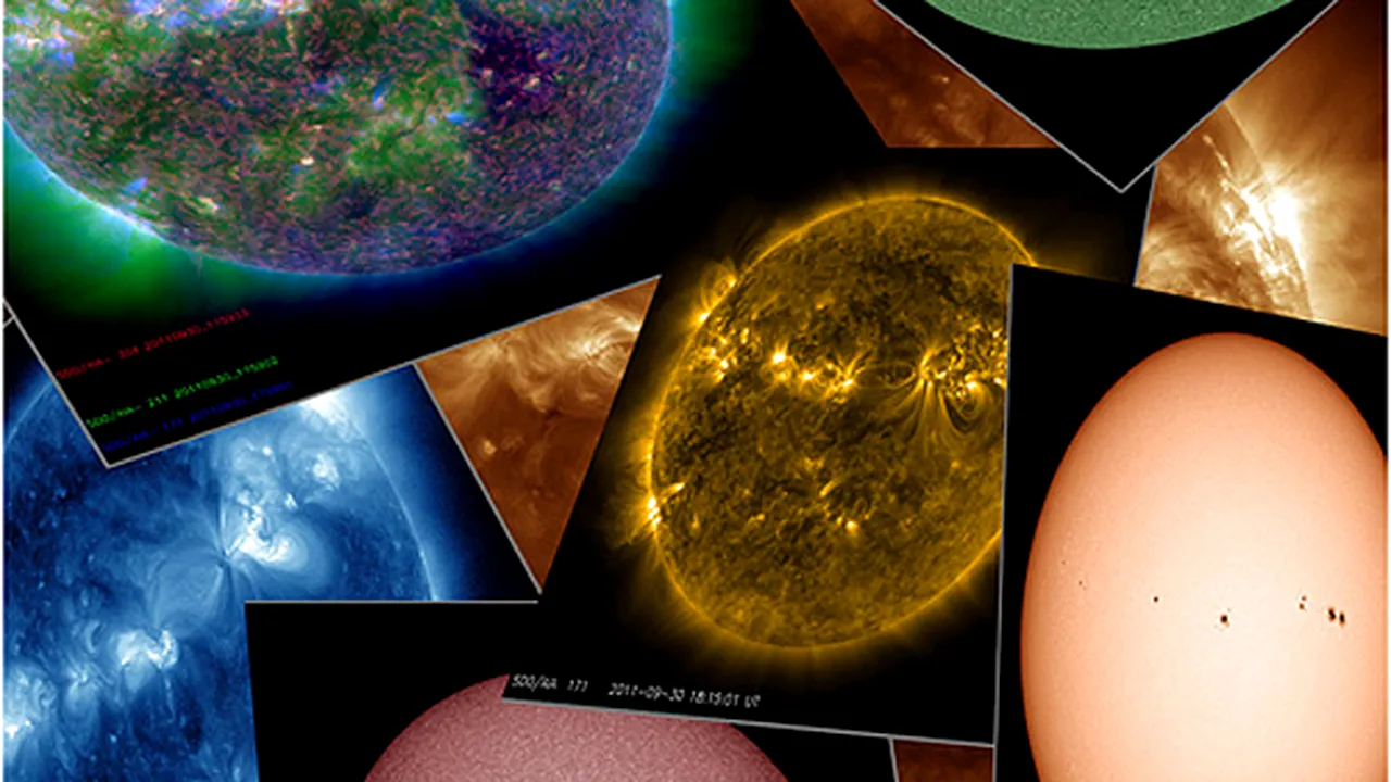 IMAGINI SPECTACULOASE, adunate de NASA într-o expoziţie inedită: SOARELE CA ARTĂ - GALERIE FOTO