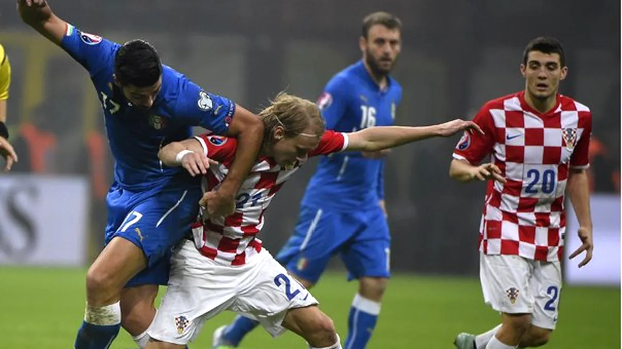 Federaţia croată îşi cere scuze după ce la meciul cu Italia a fost vizibilă o svastică pe gazon