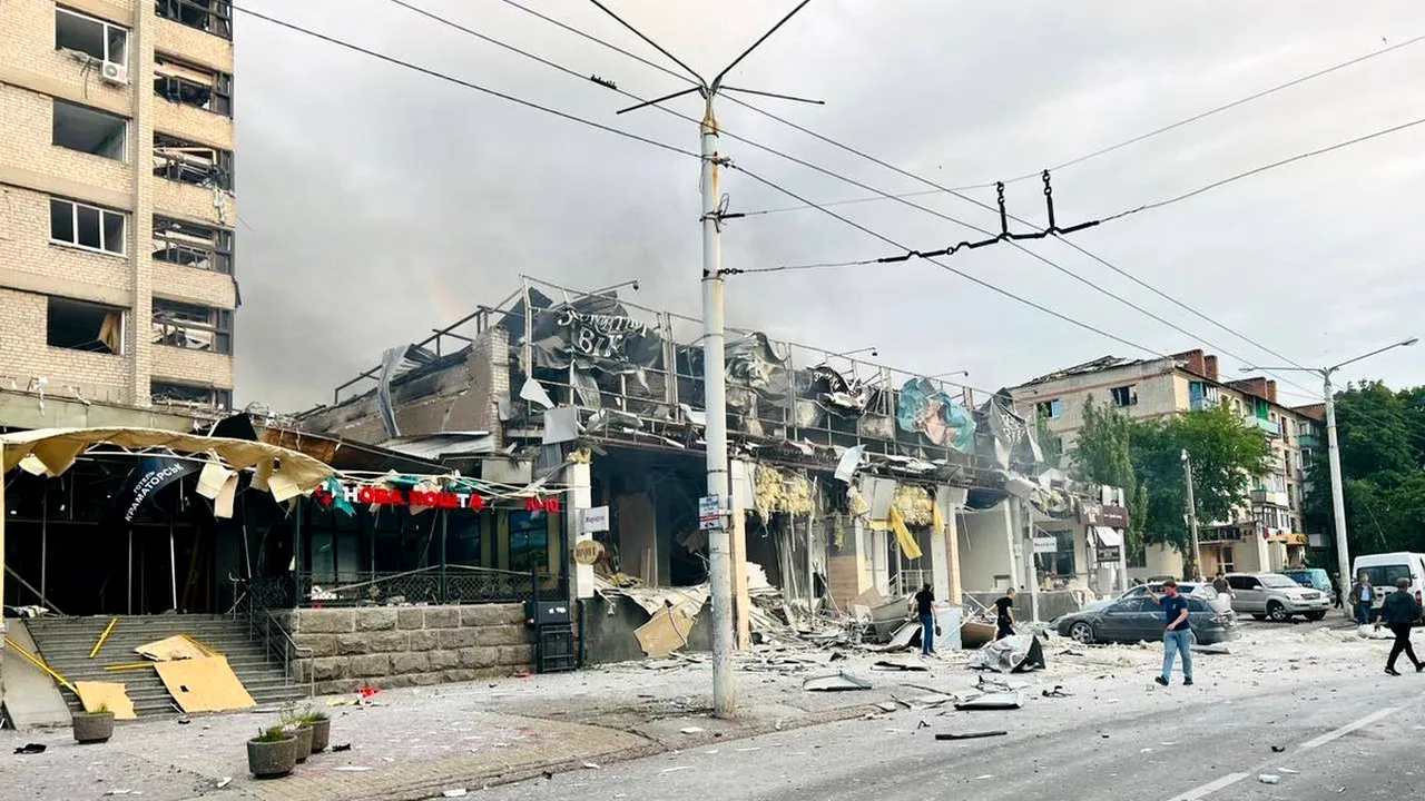 Atac cu rachete asupra unor restaurante din Kramatorsk, Ucraina