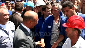 Preşedintele Traian Băsescu, la Şantierul Naval Mangalia