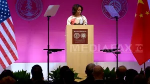 Michelle Obama pledează pentru libertatea de exprimare şi pentru diplomaţia culturală, în China
