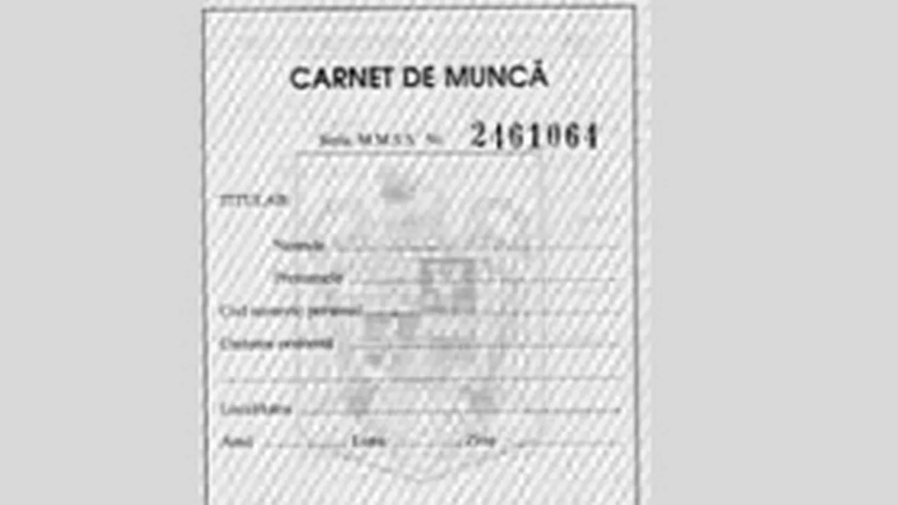 Termenul de predare a carnetelor de muncă, prelungit cu un an