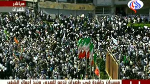 Mare manifestaţie a susţinătorilor lui Moussavi la Teheran - VIDEO