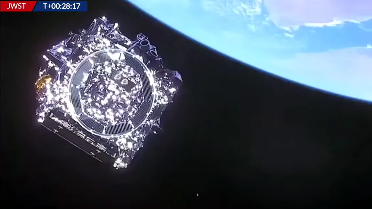 S-a lansat telescopul James Webb chiar de Crăciun. Ar putea rezolva misterele Universului 