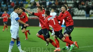 Pandurii Târgu Jiu a învins echipa CSMS Iaşi, scor 3-1, în Liga I