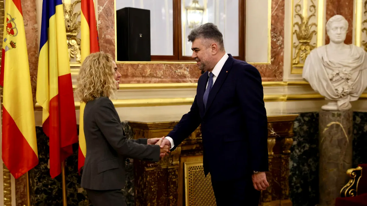 Marcel Ciolacu, după întâlnirea cu preşedintele Congresului Deputaţilor din Spania: „I-am mulţumit doamnei Meritxell”