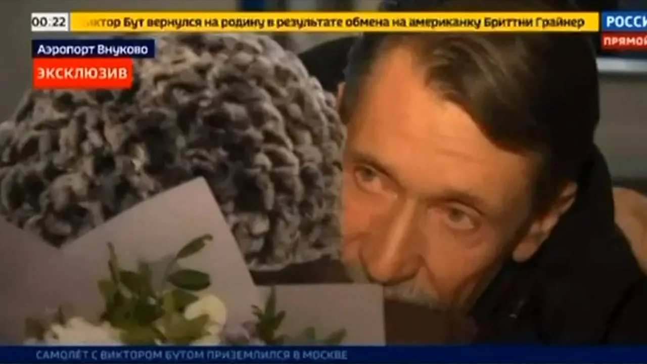 Presa de stat din Rusia laudă victoria lui Putin din schimbul de prizonieri. Ce a declara Viktor Bout la revenirea în ţara natală