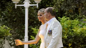 Nunta de la Monaco: Cum s-a îmbrăcat prinţesa Charlene la dineul de după ceremonie