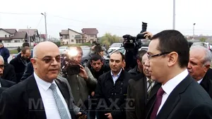 Ponta şi Arafat au vizitat amplasamentul viitorului heliport de la Târgu Jiu