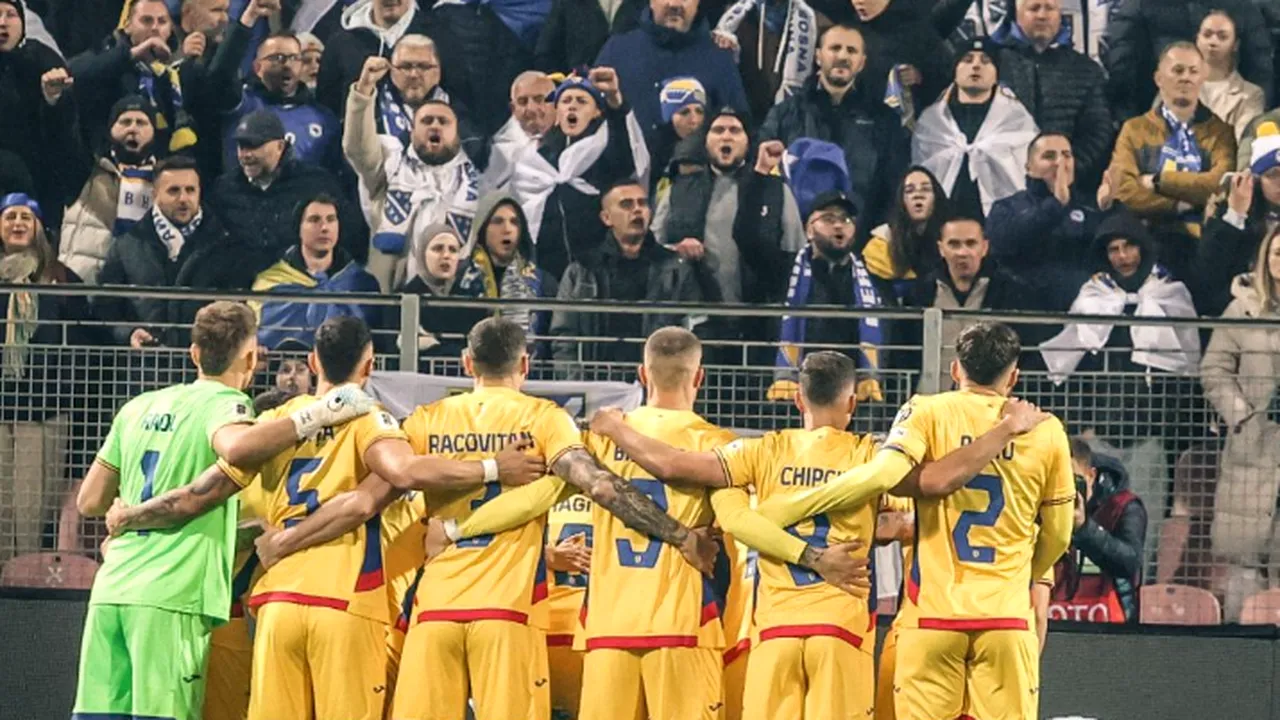 FRF denunță atmosfera ostilă de la Zenica și va sesiza FIFA: „Scandările xenofobe s-au auzit încă de la încălzire”