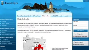 Braşovenii vor putea achita online taxele şi impozitele locale, începând de joi