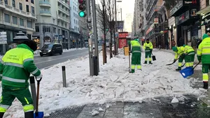Capcană de gheaţă pe străzile Madridului. Furtuna Filomena a adus zăpezi istorice în capitala Spaniei