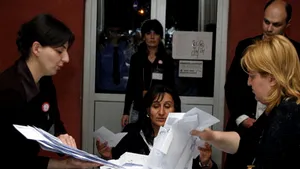 Manifestaţie a opoziţiei după alegerile legislative din Georgia