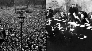 8 mai 1945, Germania a capitulat necondiţionat în faţa Aliaţilor. Imagini de arhivă cu semnarea pactului de la Reims şi valul de bucurie care a cuprins planeta 