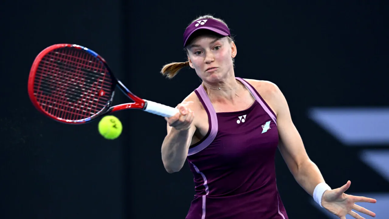 Elena Rybakina rămâne neînvinsă la Brisbane și ajunge la 13 victorii consecutive în circuitul WTA