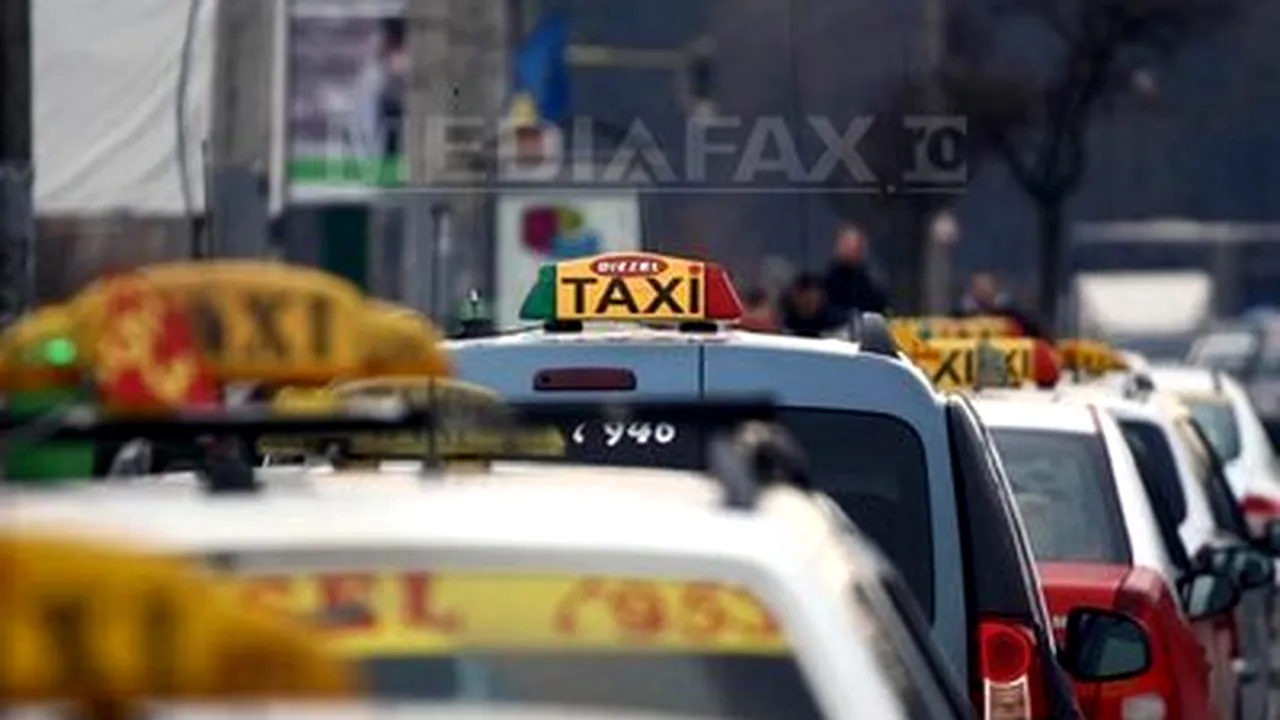 Several Hundred Independent Cab Drivers Protested In Bucharest Wednesday