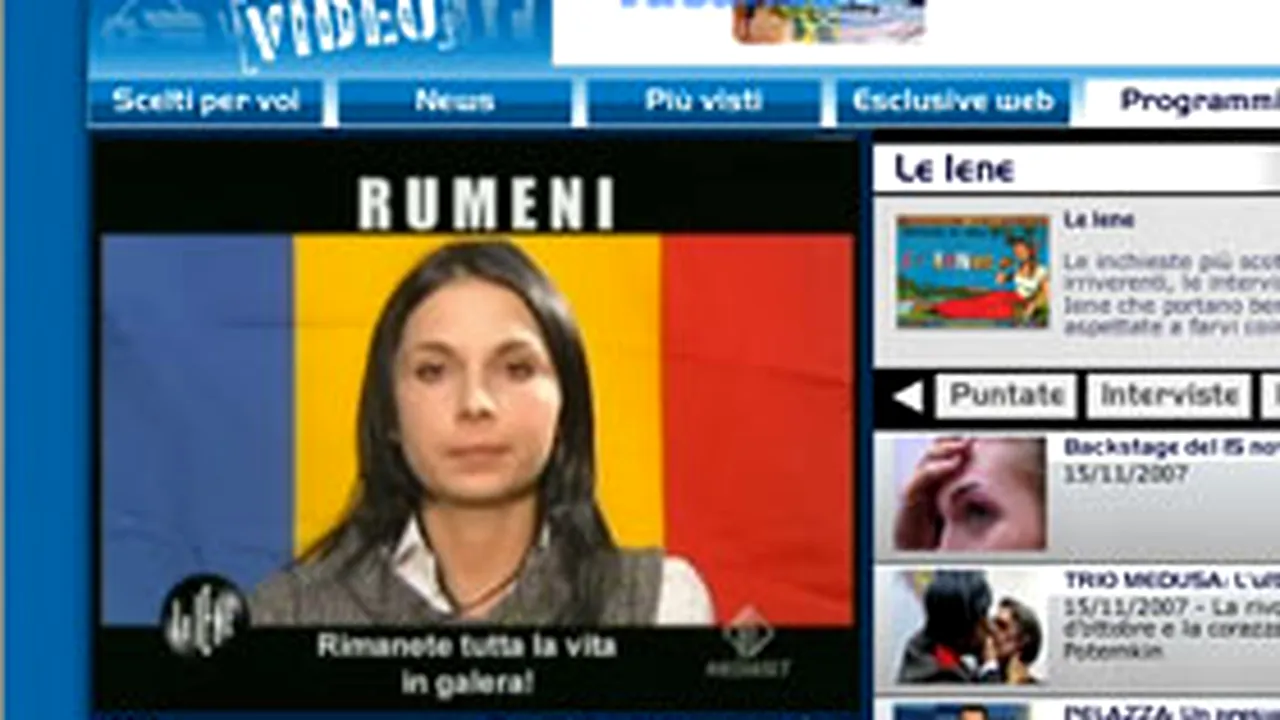 Românii cinstiţi din Italia se revoltă împotriva infractorilor, într-un reportaj Italia 1