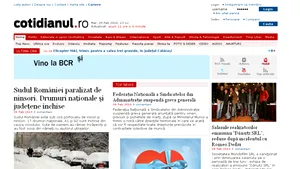 Site-ul cotidianul.ro a fost preluat sub licenţă de Nistorescu, proprietarul domeniului rămânând F5