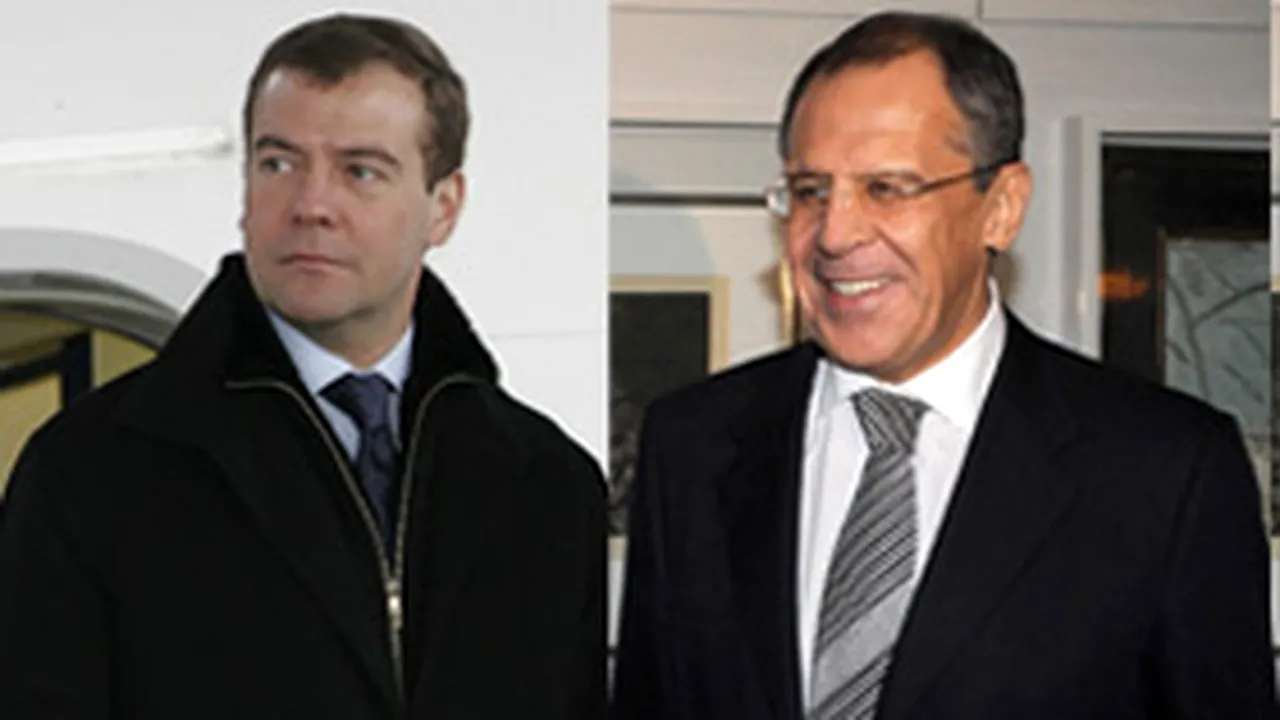 Dmitri Medvedev şi Serghei Lavrov se vor deplasa luni la Belgrad